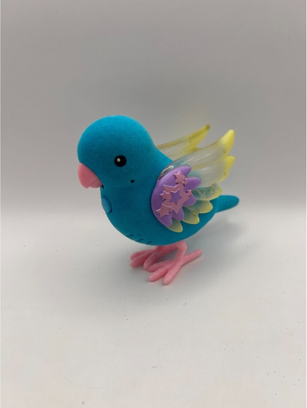 Moose Toys Little Live Pets Bird Electronic Interactive Pet Blue Flocked Body